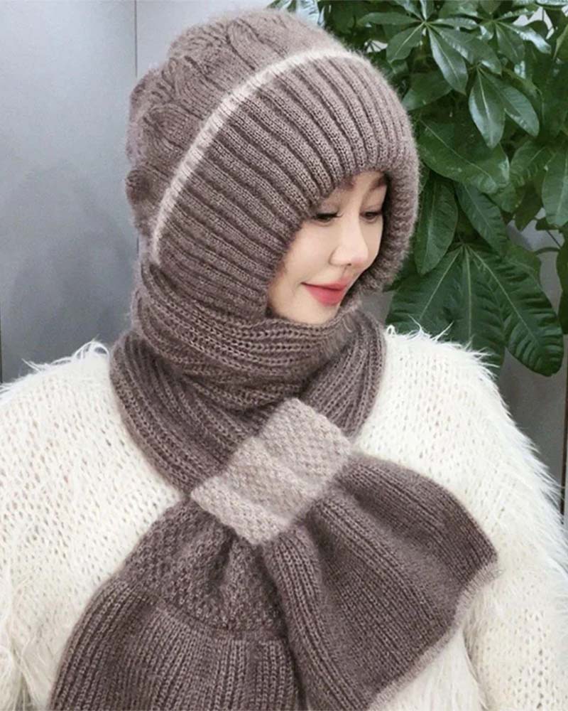 Damen Winddichte Mütze Mit Ohrenschutz