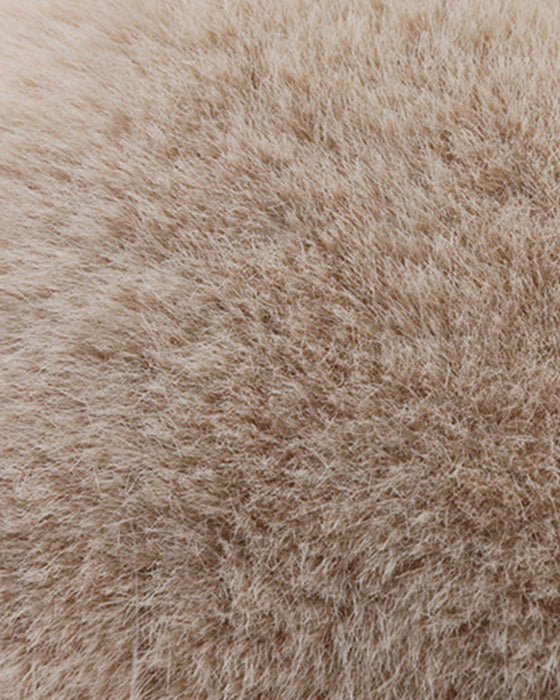 Damenmütze Im Mongolischen Stil Aus Dickem, Warmem Plüsch