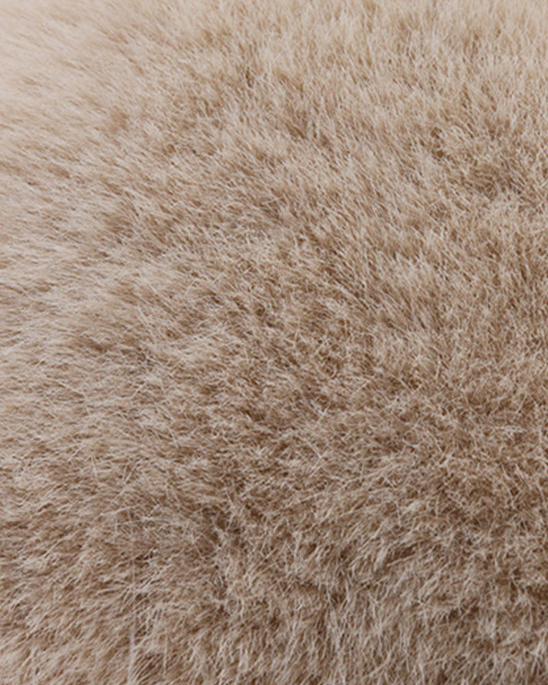 Damenmütze Im Mongolischen Stil Aus Dickem, Warmem Plüsch