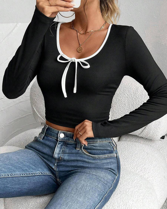 Bluse Langarm Slim Fit