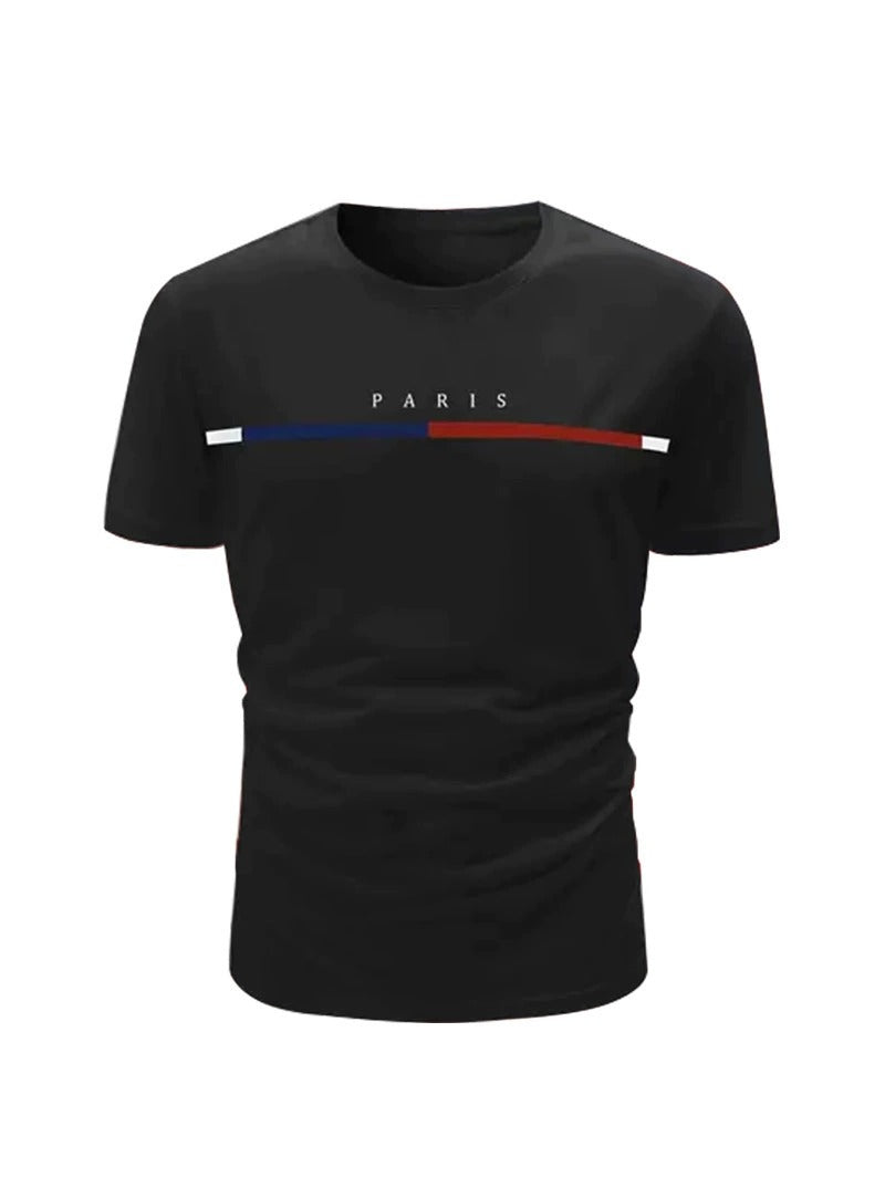 T-Shirt Schnell Trocknend Rundhals Kurzarm