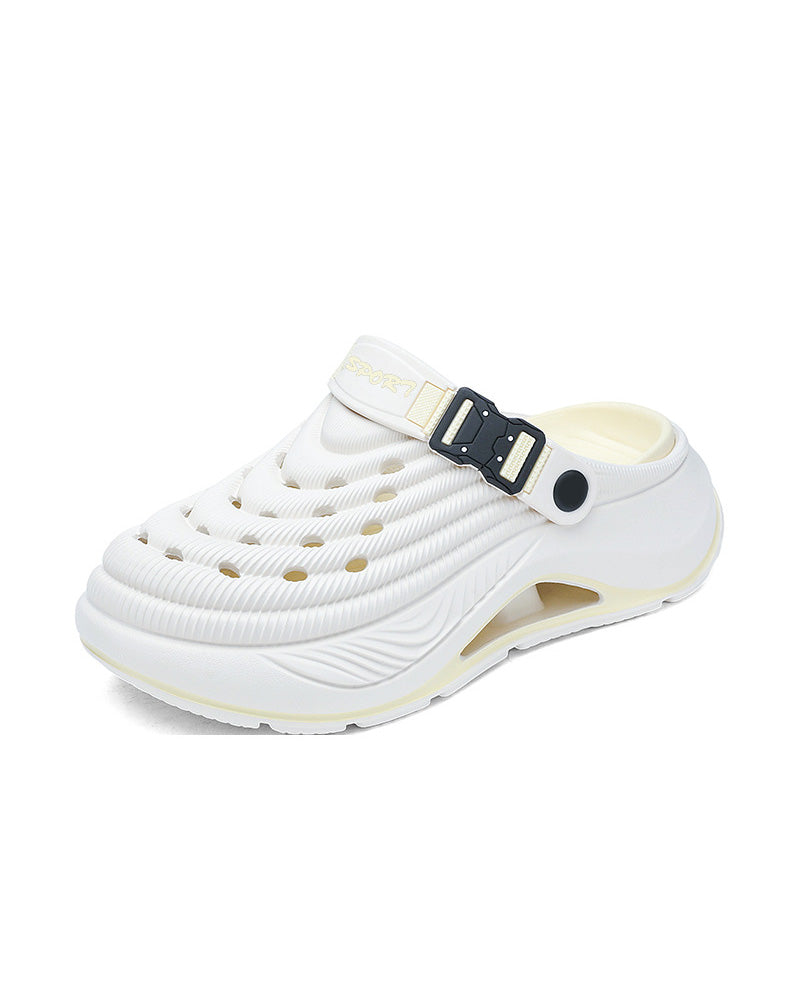 Sandalen Outdoor Dicke Sohle Rutschfest Geruchsresistent Langlebig Schnelltrocknend Weich Strand