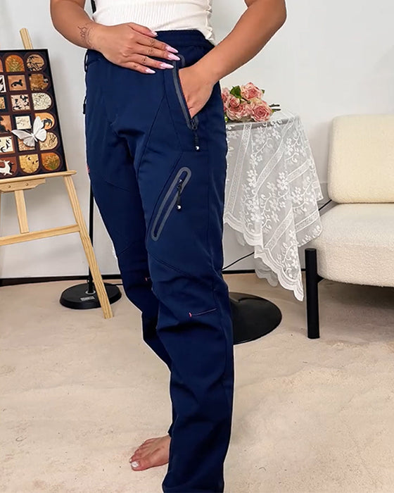 Hose Farbblock Weiche Schale