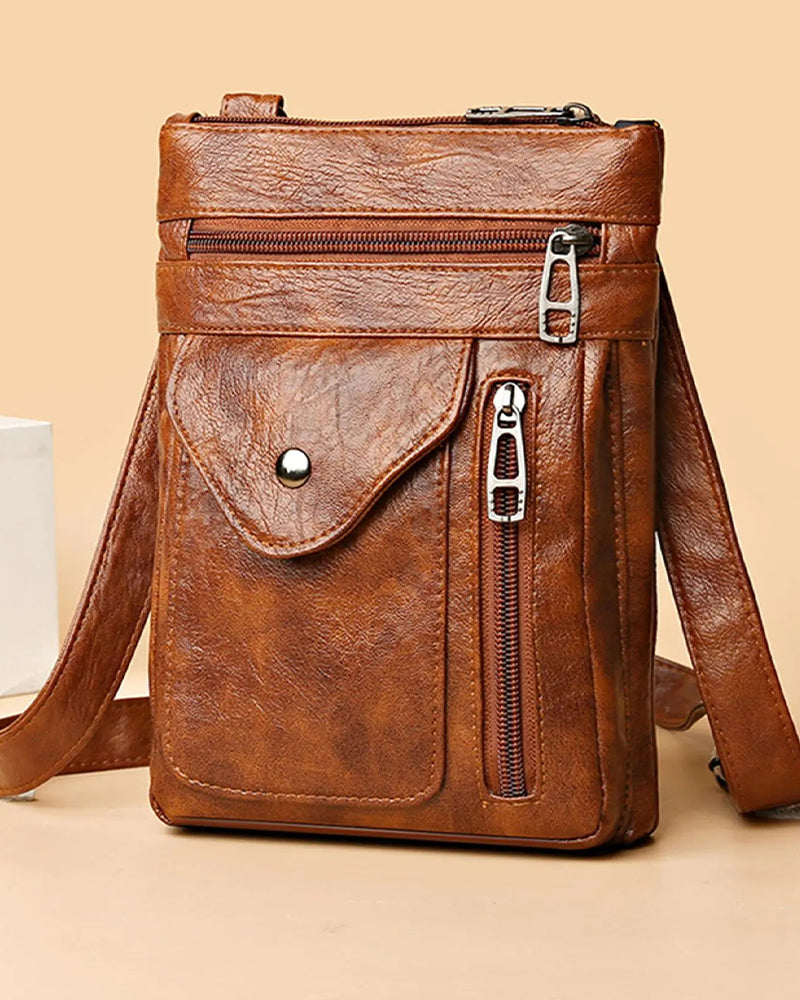 Damen Elegante Vintage Crossbody Schultertasche
