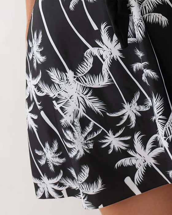 Badeanzug Kleid Schnürung Weste-Stil vierteilig