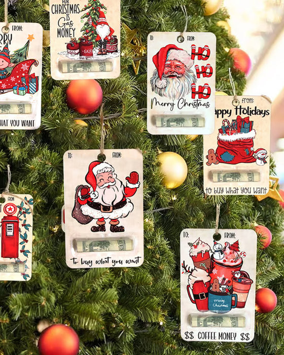 🎅💸 Handgefertigte Holz Geldhalter Geschenk