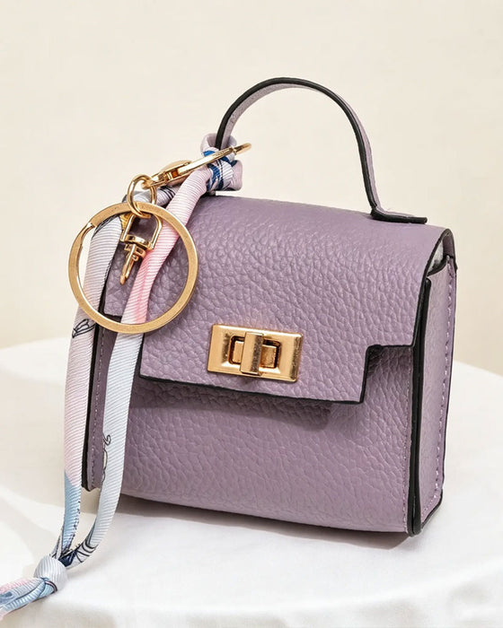 Schlüsselanhänger Mini Quadratische Tasche Anhänger