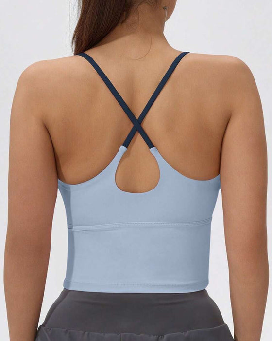 Sport-Tanktop mit integriertem Brustpolster
