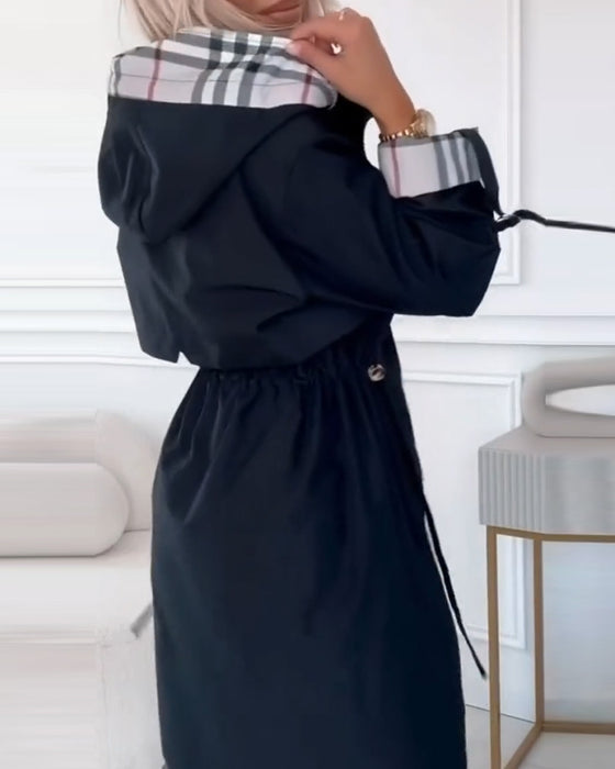 Jacke Trenchcoat Mit Kapuzen Merkmal