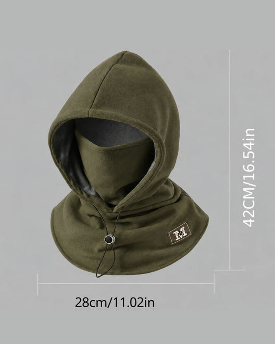 Mütze Fleece Doppellagig Integriert