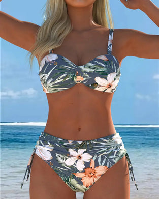 Zweiteiliger Bikini Mit Print – Stylisch