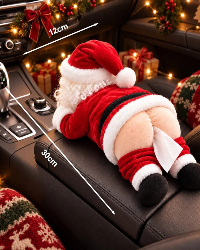 🎅😂 Lustiger Taschentuchbox-Bezug im Weihnachtsmann-Design