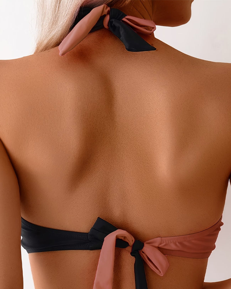 Bikini Kontrast Überkreuzt