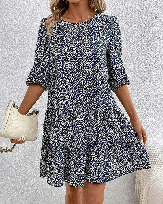 Kleid mit elegantem Stil und Rundhalsausschnitt