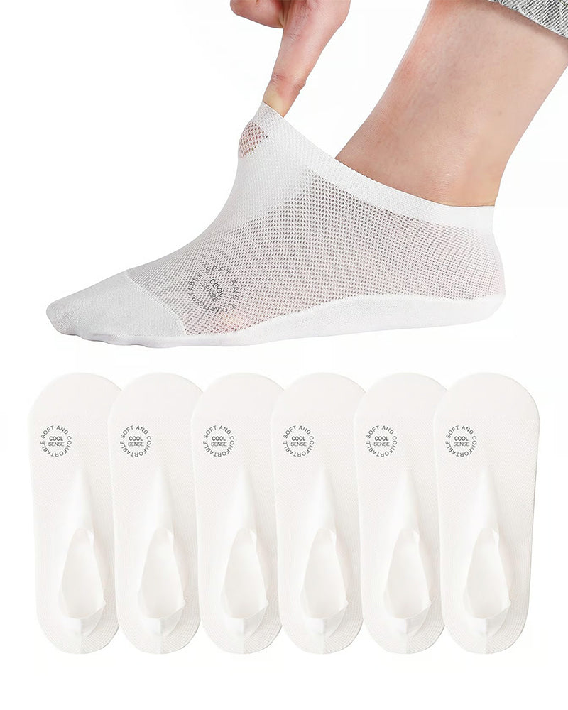 Socken Herren Eis Seide Boot