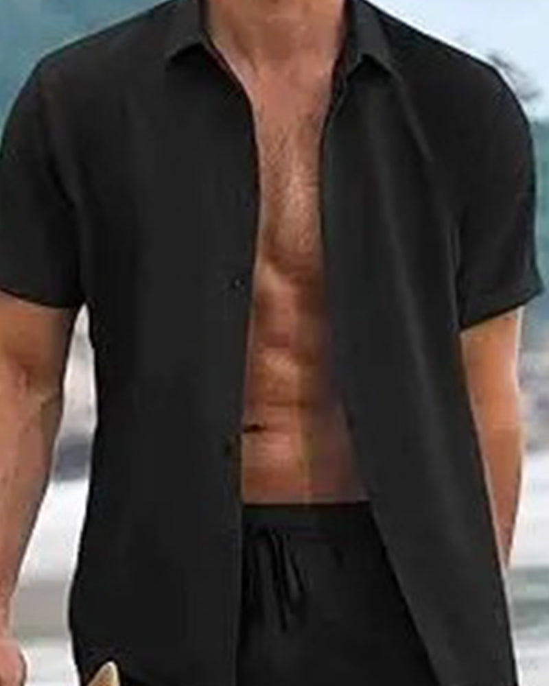 Hemdenset – Herren-Poloshirt Mit Kurzem Arm