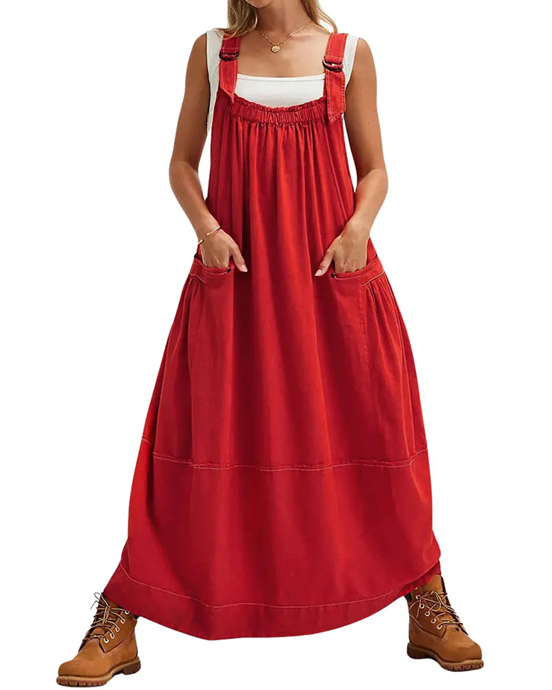 Kleid Loose Fit A-Linie Pullover