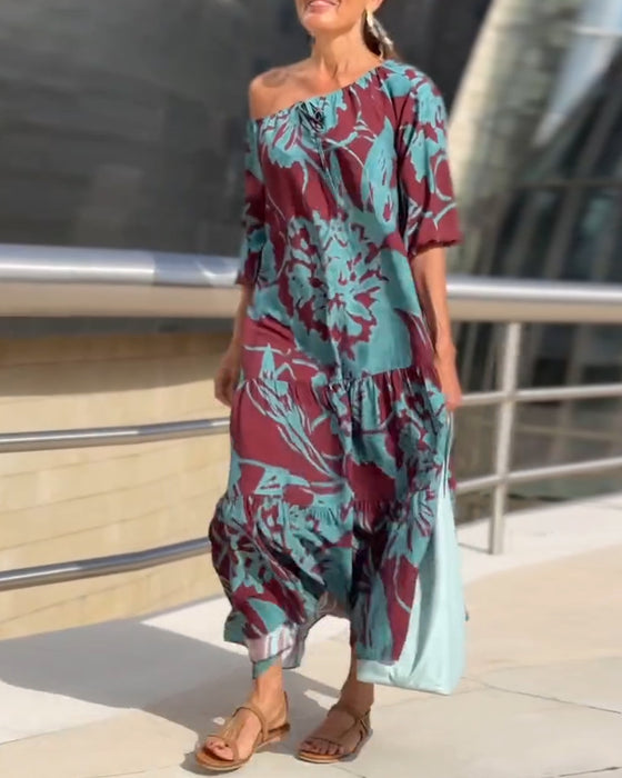 Kleid Gedruckt Bohème