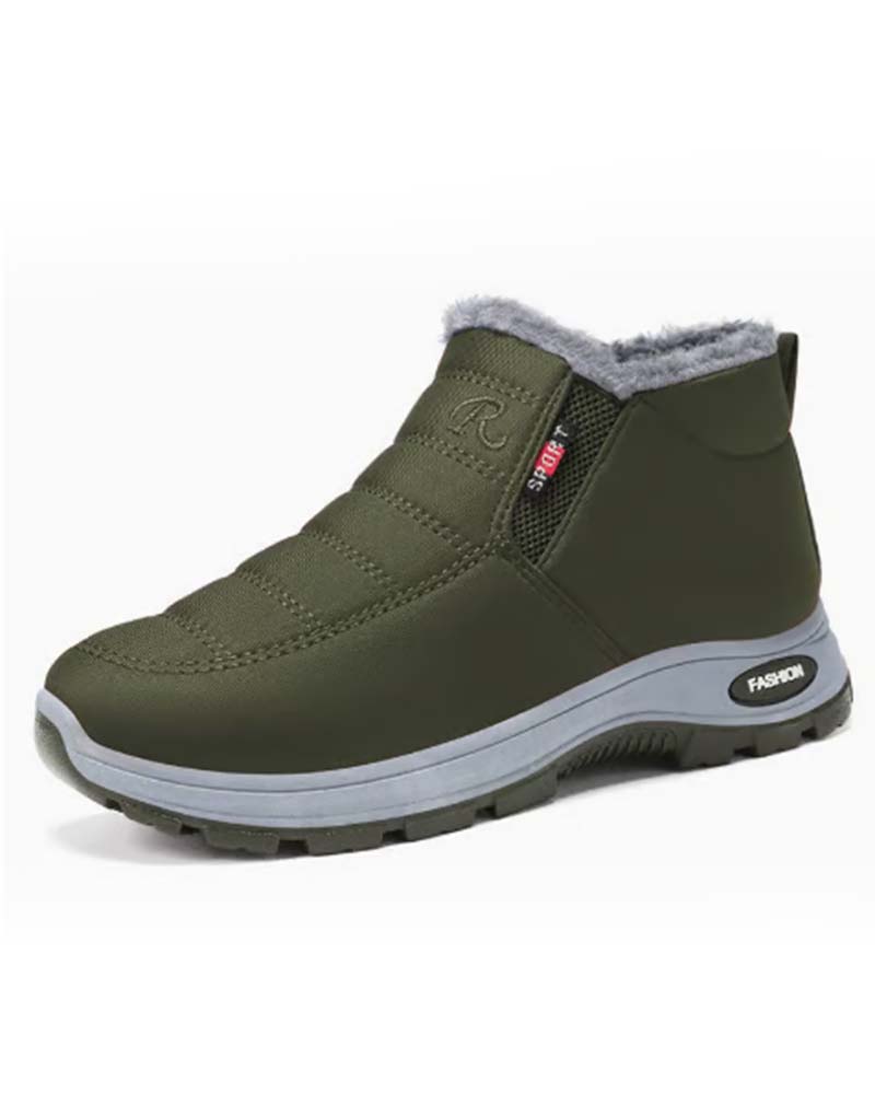 Winterliche Dick Gefütterte Schneestiefel, Slip-On Warme Freizeitschuhe Für Damen Und Herren