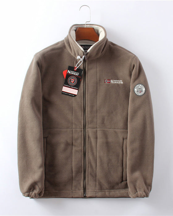 Jacke Herren Doppel-Lag Fleece & 50% RABATT