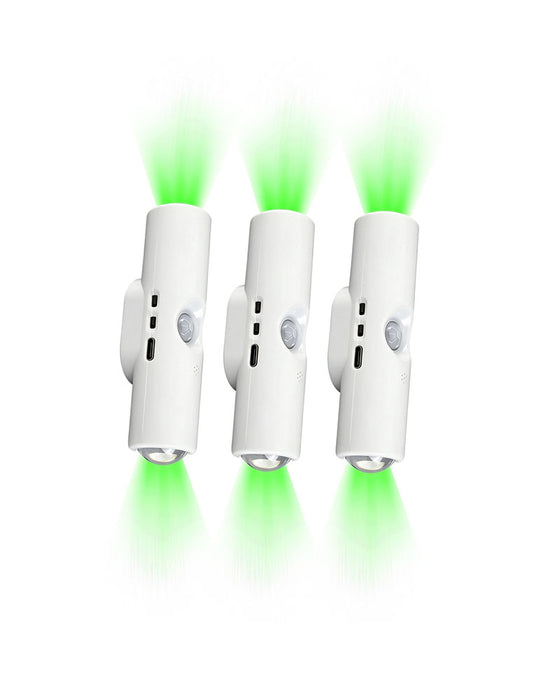 Doppelkopf Katzenauge Sensor Wandlampe