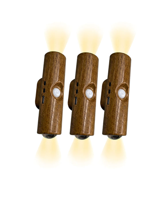 Doppelkopf Katzenauge Sensor Wandlampe