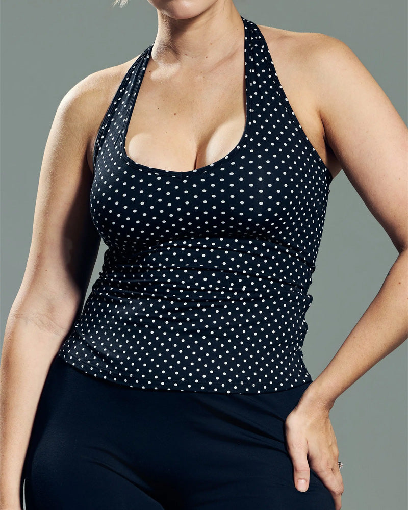 Tank Top Halterneck Pünktchen