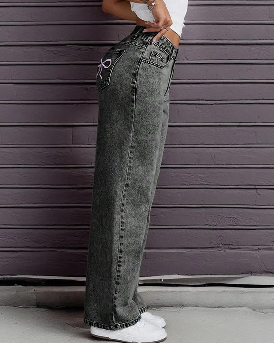 Jeans Mode Schleife