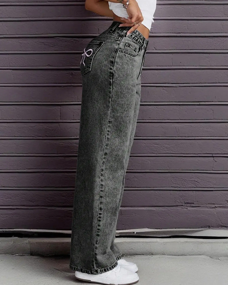 Jeans Mode Schleife