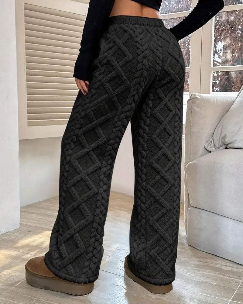 Hose Elastische Taille Kordelzug Mode