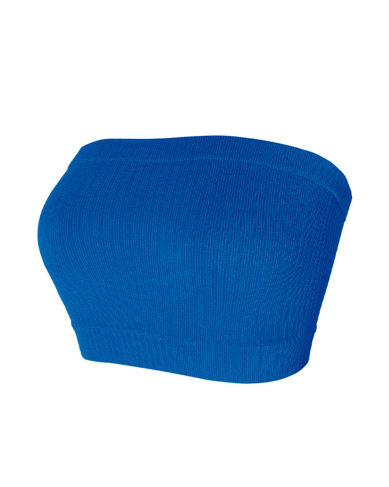 Dessous Trägerlos Einfarbig Bandeau