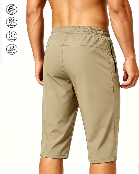 Hosen Kühlend Dehnbar Elastische Taille Kordel Schnell Trocknend Aktiv