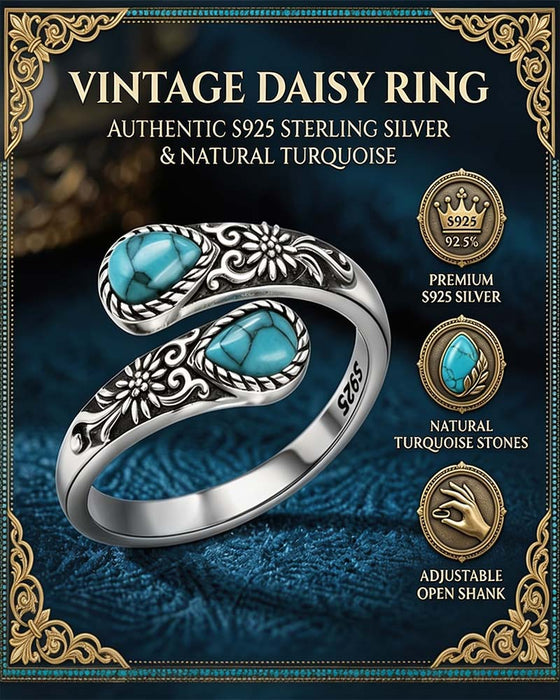 Gänseblümchen-Muster Ring