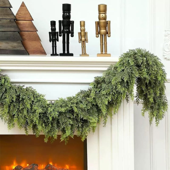 Rattan Künstliche Pflanze Weihnachten