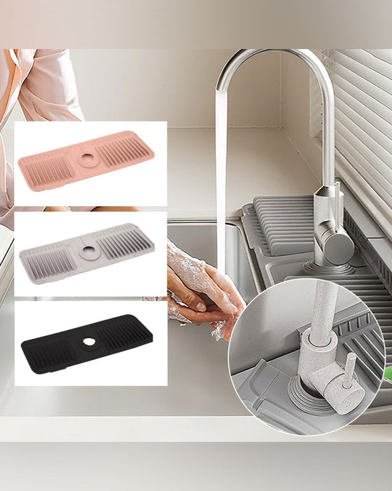 Knopf Silikon Wasserhahn Ablaufmatte-Promo