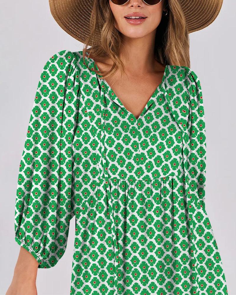 Kleid Lässig A-Linie