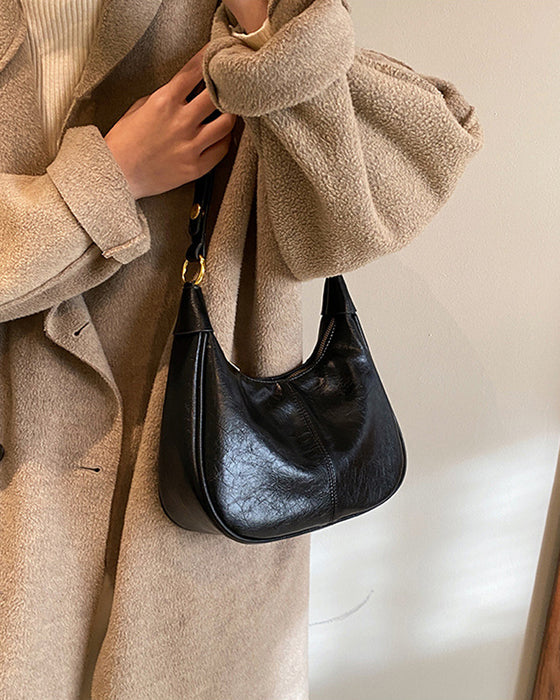 Tasche Gewachstes Leder Achsel