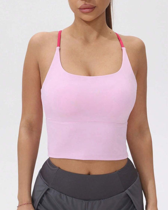 Sport-Tanktop mit integriertem Brustpolster