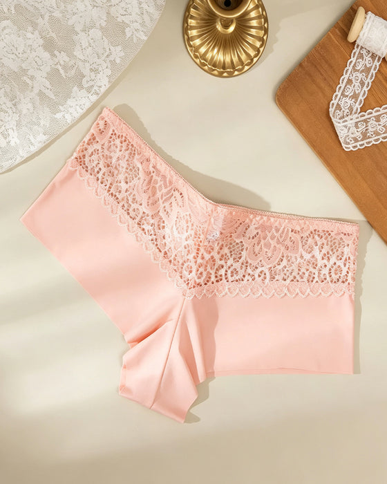 Dessous Atmungsaktiv Hohler Ausschnitt Damen Boxer