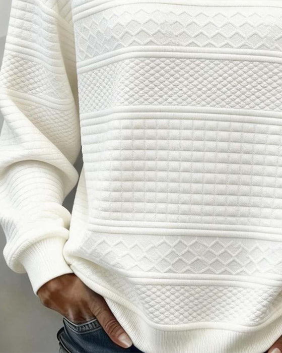 Sweatshirt Twist Rundhals