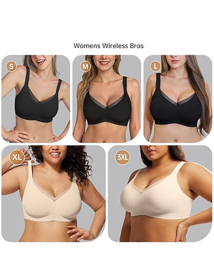 Damen-BH ohne Bügel mit V-Mesh – bequemer und stützender Bralette