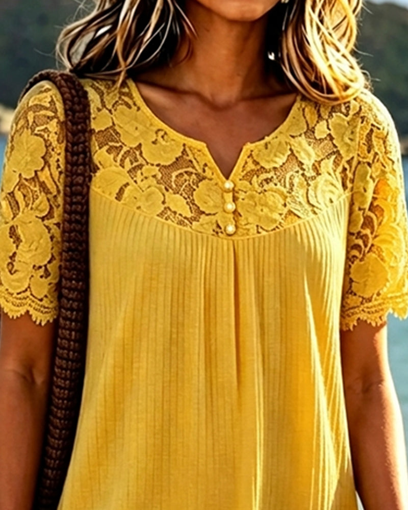 Kleid ausgeschnitten Patchwork