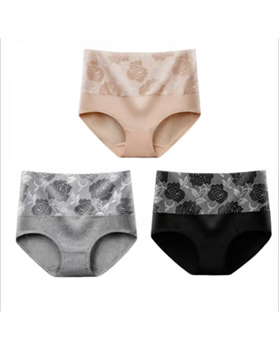 🔥 Damen-Slip Mit Hoher Taille Und Bauchkontrolle Aus Reiner Baumwolle In Übergröße