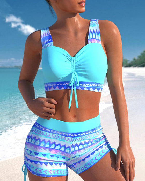 Bikini mit Verschlankung und hoher Taille