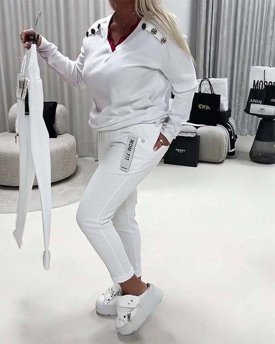 Hose Mode Stretch Kordelzug