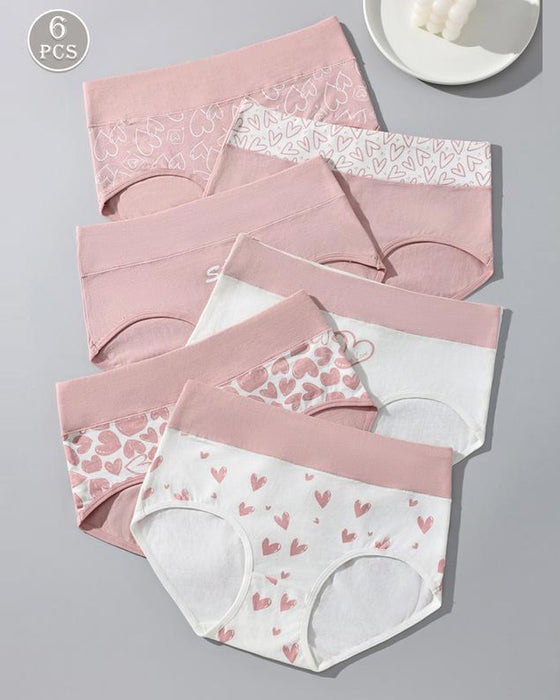 Slip Damen Niedlich Liebe Druck Weich Atmungsaktiv