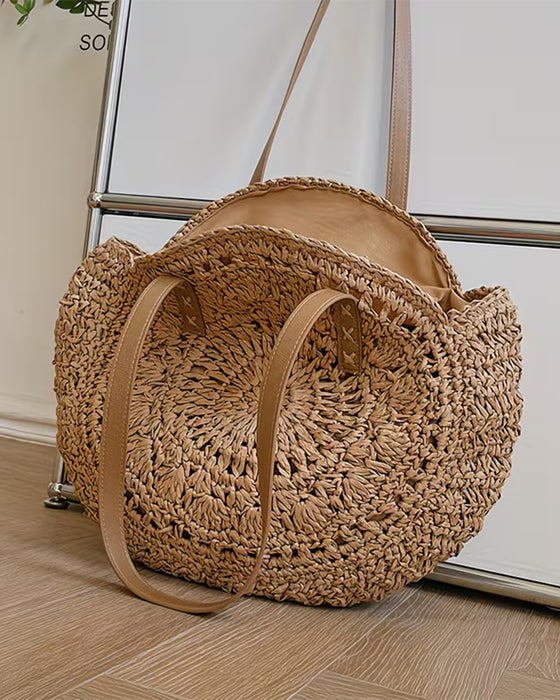 Tasche Handgeflochten Stroh