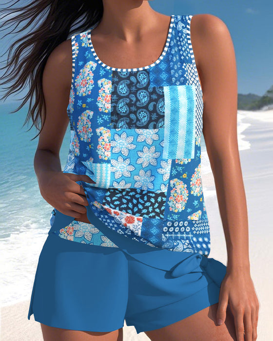 Badeanzug Zweiteilig Tanktop