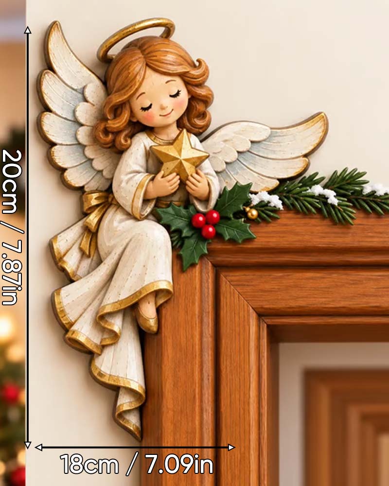 Dekoration Weihnachten Guckloch Türrahmen Ecke