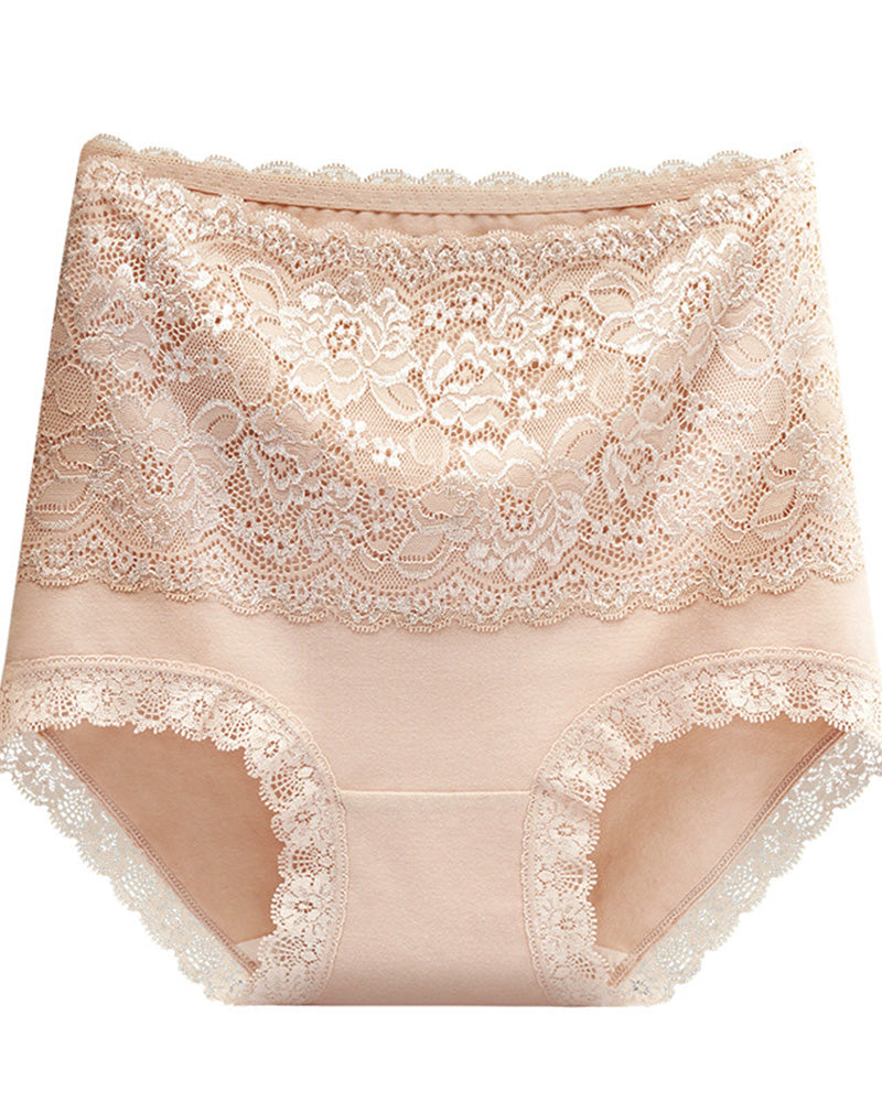 Slip Mit Spitze Und Bauchkontrolle Mit Hoher Taille